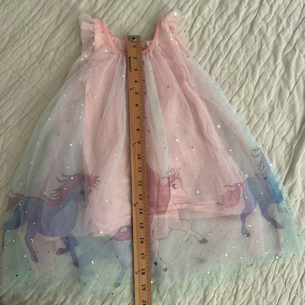 Pink Unicorn Tulle Dress - Picture 4 of 5